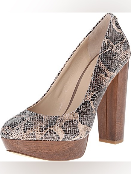 Guess Paddy Snake Synthetic Print Pump Heels
